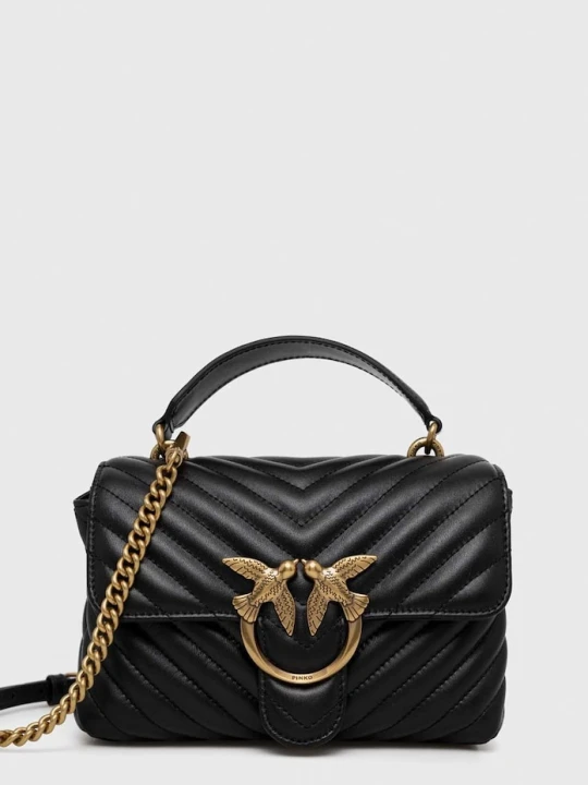 Zdjęcie produktu Pinko torebka crossbody damska skórzana czarny