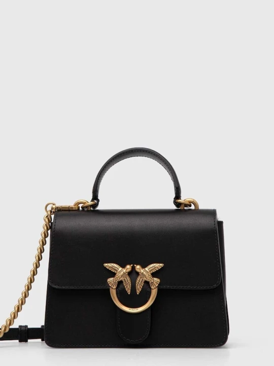 Zdjęcie produktu Pinko torebka crossbody damska skórzana czarny