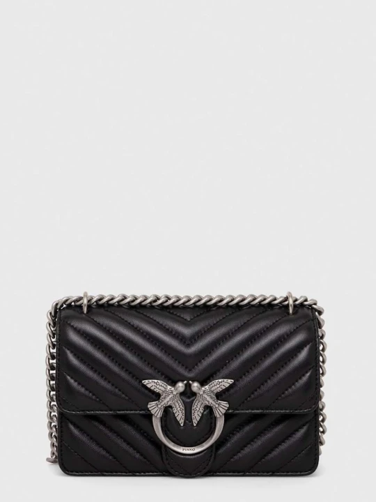 Zdjęcie produktu Pinko torebka crossbody damska skórzana czarny