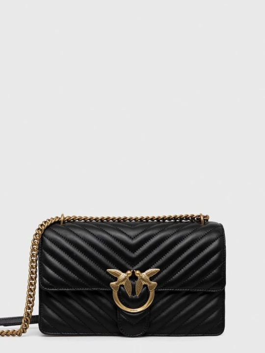 Zdjęcie produktu Pinko torebka crossbody damska skórzana czarny
