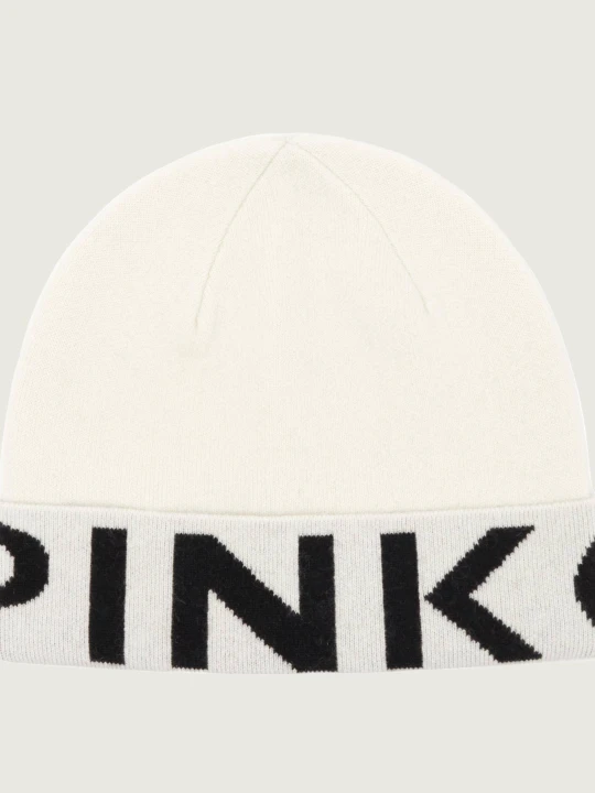 Zdjęcie produktu Pinko Wełniana czapka | z dodatkiem kaszmiru kremowy