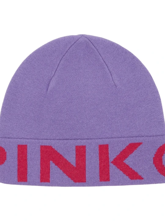 Zdjęcie produktu Pinko Wełniana czapka | z dodatkiem kaszmiru fioletowy