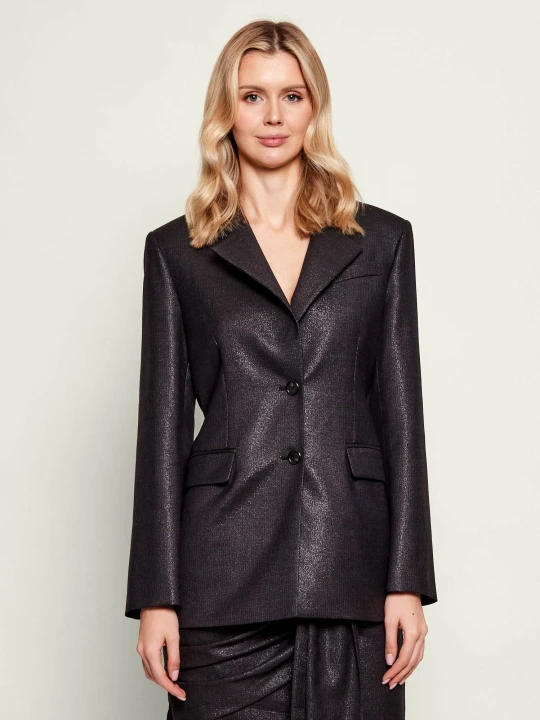 Zdjęcie produktu Pinko Wełniana marynarka Fausta | Regular Fit czarny