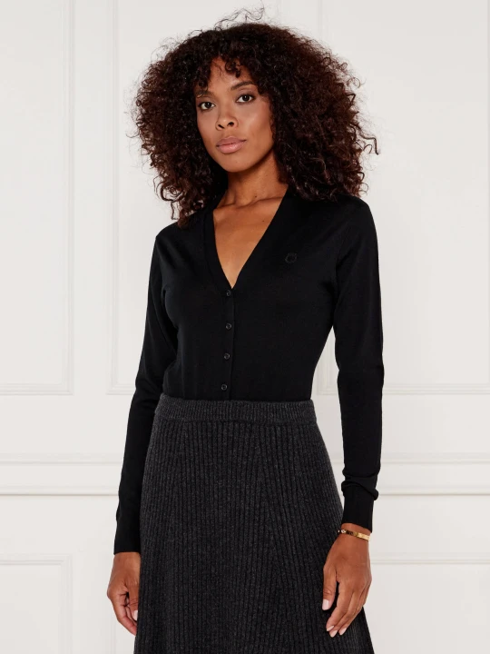 Zdjęcie produktu Pinko Wełniane body | Slim Fit czarny