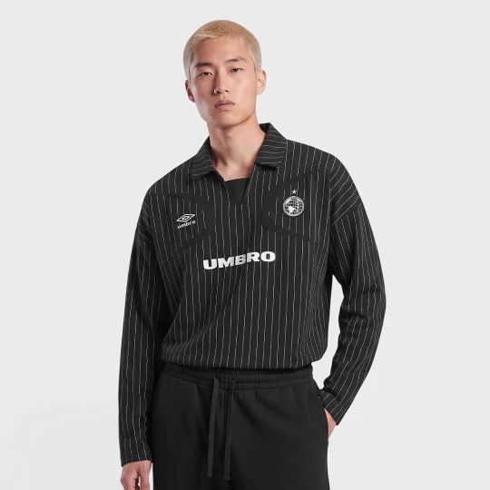 Zdjęcie produktu Pinstripe Drill Top Umbro czarny