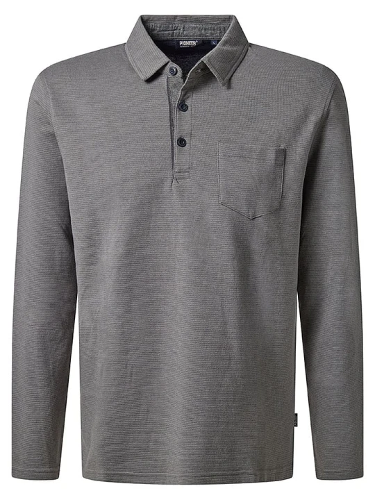 Zdjęcie produktu Pioneer Koszulka polo w kolorze szarym rozmiar: L