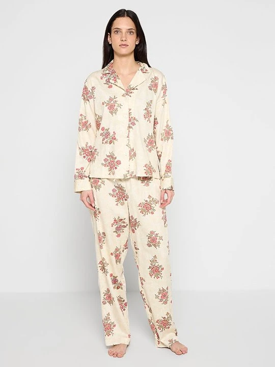 Zdjęcie produktu Piżama Lauren Ralph Lauren beżowy