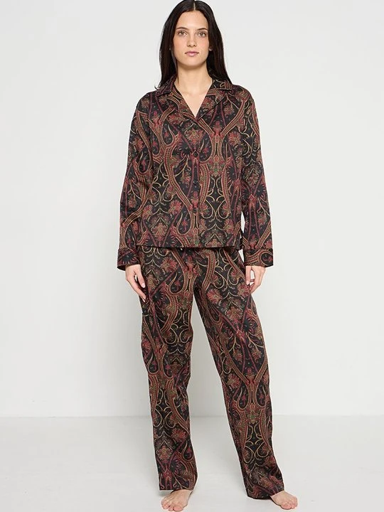 Zdjęcie produktu Piżama Lauren Ralph Lauren czarny melanż
