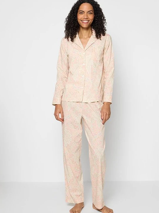 Zdjęcie produktu Piżama Lauren Ralph Lauren różowy melanż