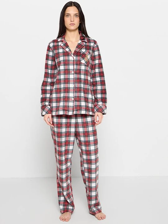 Zdjęcie produktu Piżama Lauren Ralph Lauren mleczny