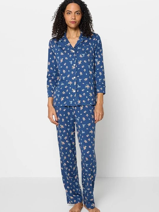 Zdjęcie produktu Piżama Lauren Ralph Lauren granatowy