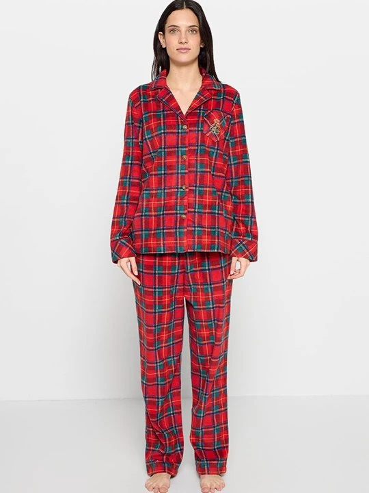 Zdjęcie produktu Piżama Lauren Ralph Lauren czerwony