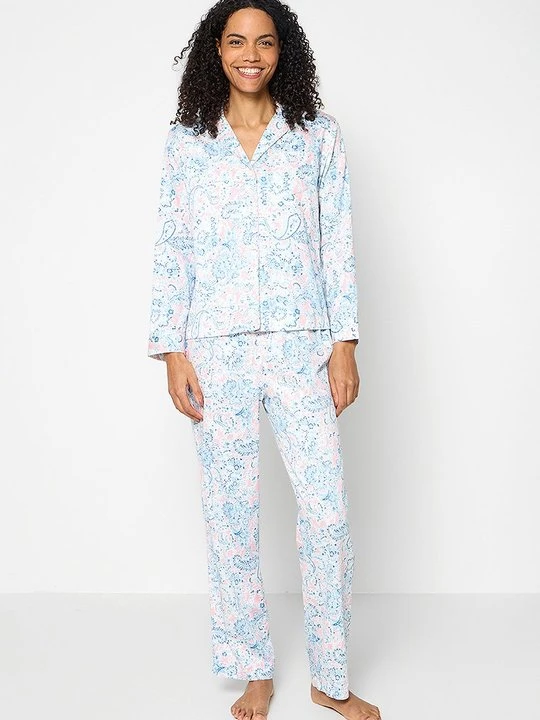 Zdjęcie produktu Piżama Lauren Ralph Lauren błękit królewski