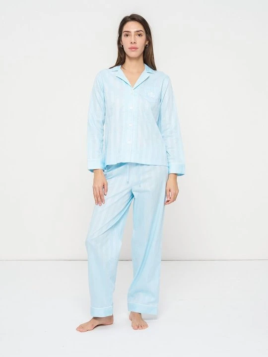 Zdjęcie produktu Piżama Lauren Ralph Lauren jasnoniebieski