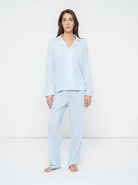 Zdjęcie produktu Piżama Lauren Ralph Lauren niebieski