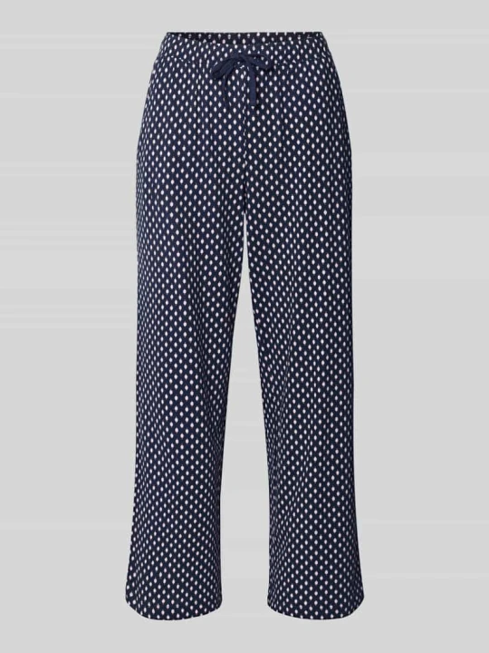 Zdjęcie produktu Piżama o kroju comfort fit z mieszanki bawełny i wiskozy model 'Perfect Nights PJ spodnie' s.Oliver Niebieski