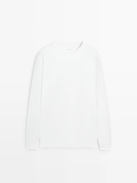 Zdjęcie produktu Piżama W Paski Z Długim Rękawem - Granatowy - Massimo Dutti - Male