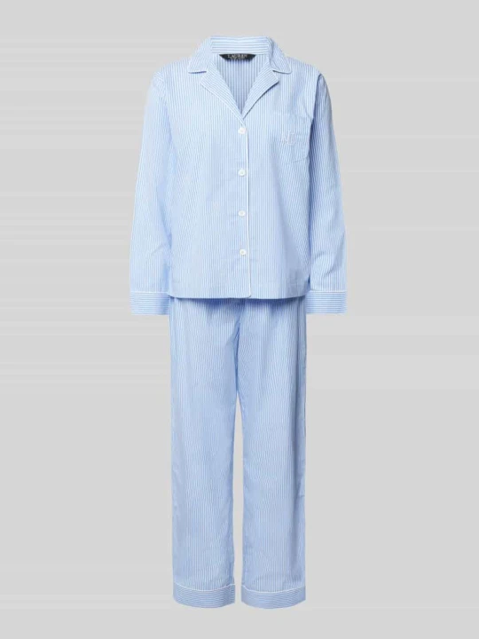 Zdjęcie produktu Piżama z Brustasza Lauren Ralph Lauren Niebieski