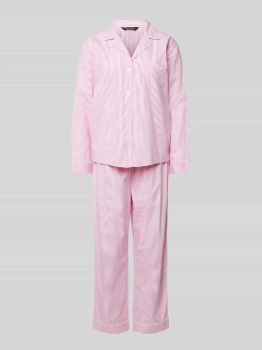 Zdjęcie produktu Piżama z Brustasza Lauren Ralph Lauren Różowy