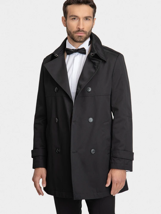 Zdjęcie produktu Płaszcz ALBERTO 00272A90GSA Giacomo Conti czarny