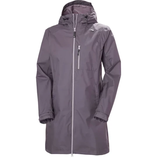 Zdjęcie produktu Płaszcz damski Long Belfast Jacket Helly Hansen Fioletowy