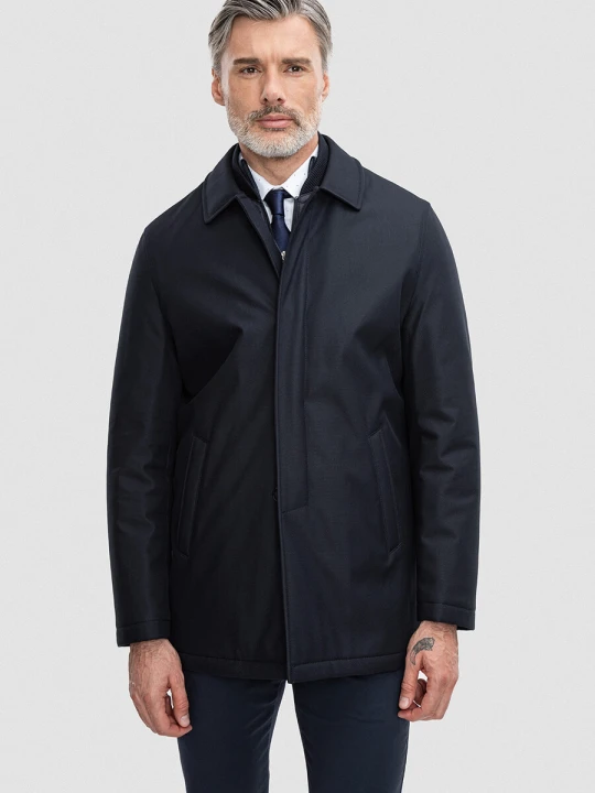 Zdjęcie produktu Płaszcz ERMANNO.01 00265A75GSA Giacomo Conti granatowy