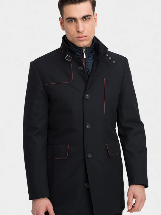 Zdjęcie produktu Płaszcz FERNANDO 00226A75GSA Giacomo Conti granatowy