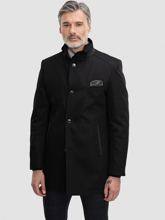 Zdjęcie produktu Płaszcz LUCA 00261A90GSA Giacomo Conti czarny