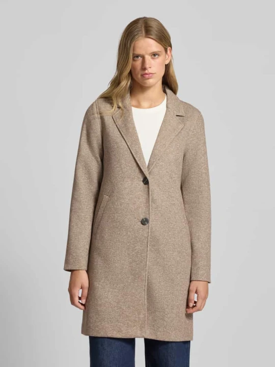 Zdjęcie produktu Płaszcz o kroju comfort fit z dodatkiem bawełny model ‘SEDONA’ Only Piaskowy melanż