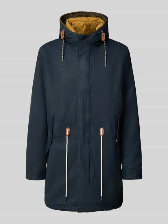 Zdjęcie produktu Płaszcz o kroju regular fit z czystej bawełny model 'FISHTAIL' Scotch & Soda Granatowy