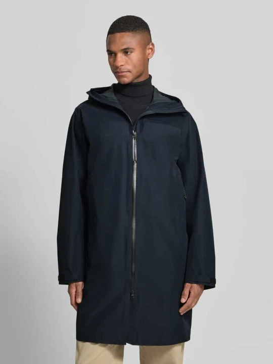 Zdjęcie produktu Płaszcz w kroju regular fit z detalem z logo model 'Treeline' Peak Performance Czarny