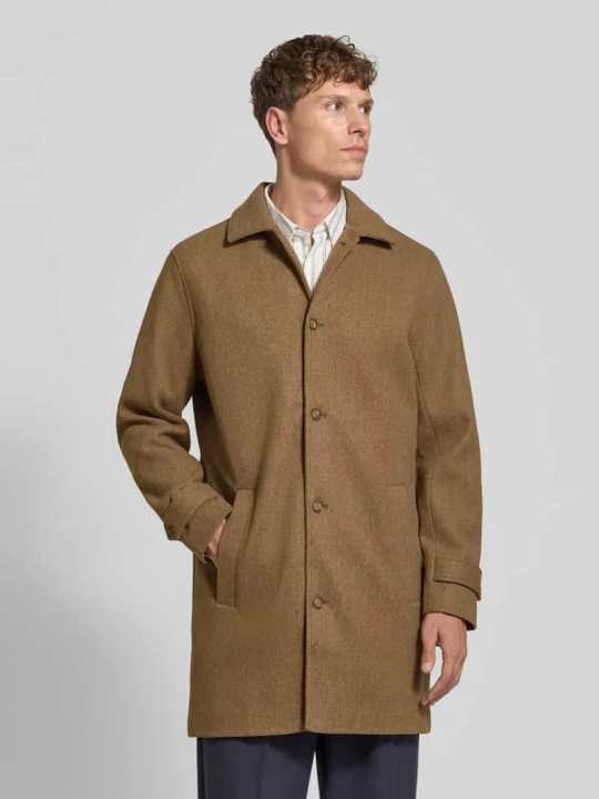 Zdjęcie produktu płaszcz o kroju regular fit z listwą guzikową model 'HERSNAP' Casual Friday