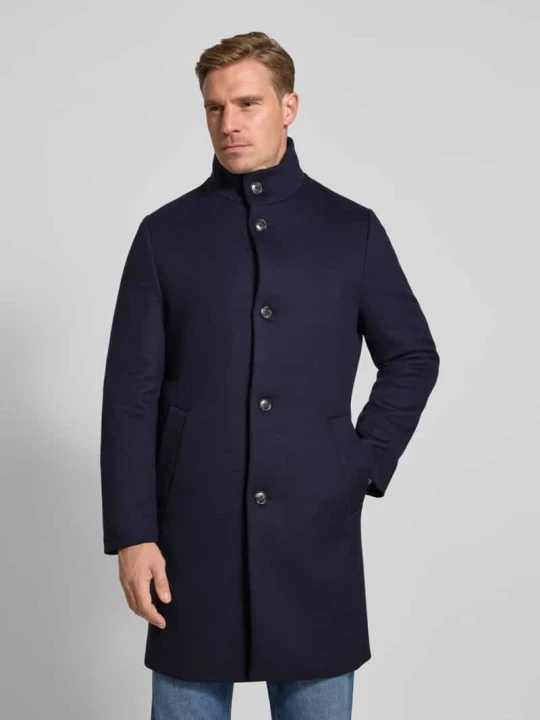 Zdjęcie produktu Płaszcz o kroju regular fit z mieszanki wełny Tommy Hilfiger Granatowy