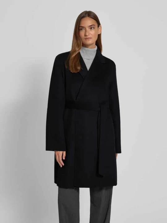 Zdjęcie produktu Płaszcz o kroju regular fit z mieszanki wełny Tommy Hilfiger czarny