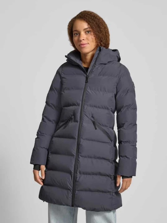 Zdjęcie produktu Płaszcz o kroju regular fit z pikowaniem model ‘City’ Superdry Ciemnoszary