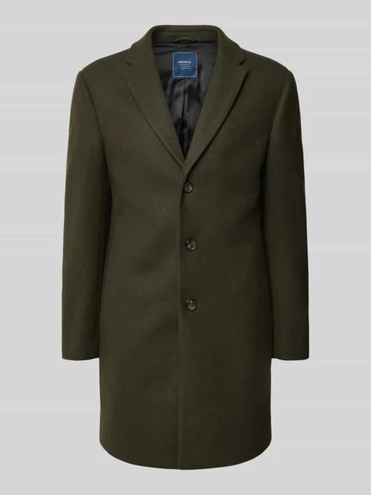 Zdjęcie produktu płaszcz o kroju relaxed fit z czystej bawełny model ‘AMSTERDAM‘ MCNEAL Khaki