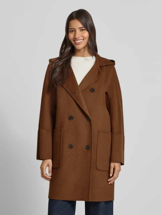 Zdjęcie produktu Płaszcz o kroju relaxed fit z mieszanki wełny Marc O'Polo Camel