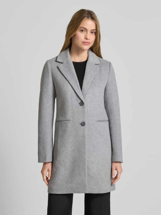 Zdjęcie produktu Płaszcz o kroju slim fit z dodatkiem wełny Tom Tailor Jasnoszary