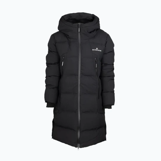 Zdjęcie produktu Płaszcz ocieplany damski BERGSON Snow Leopard Primaloft black