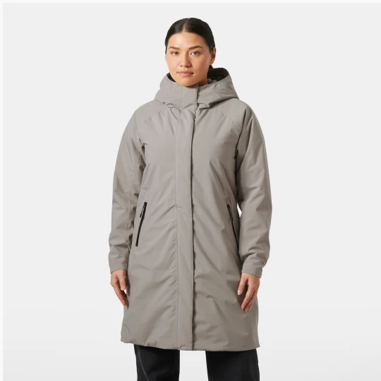 Zdjęcie produktu Płaszcz ocieplany damski Helly Hansen Lily Insulated terrazzo Szary