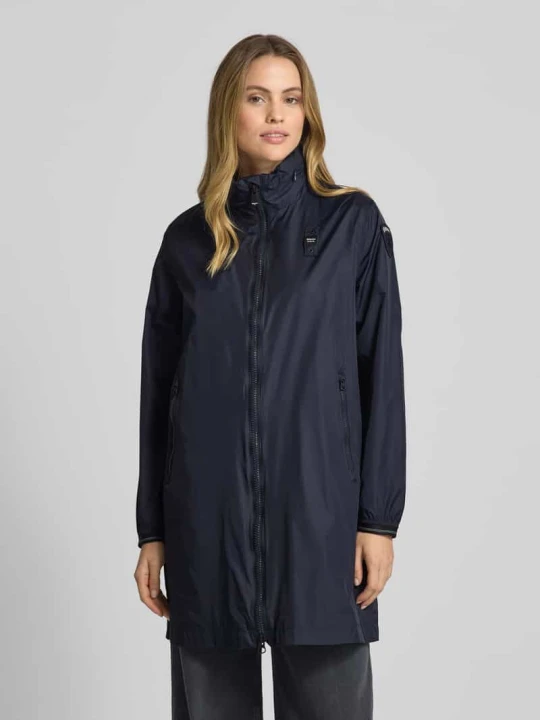 Zdjęcie produktu Płaszcz parka z kieszeniami zapinanymi na zamek błyskawiczny Model „MARION” Blauer Usa Ciemnoniebieski