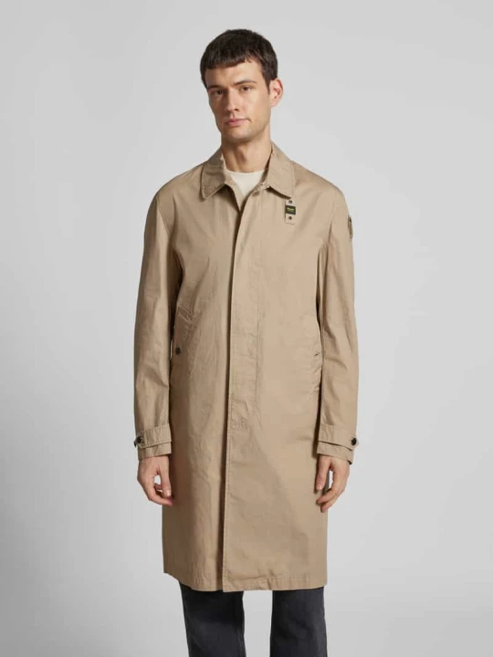 Zdjęcie produktu Płaszcz parka z naszywką z logo model „HUDSON” Blauer Usa Piaskowy