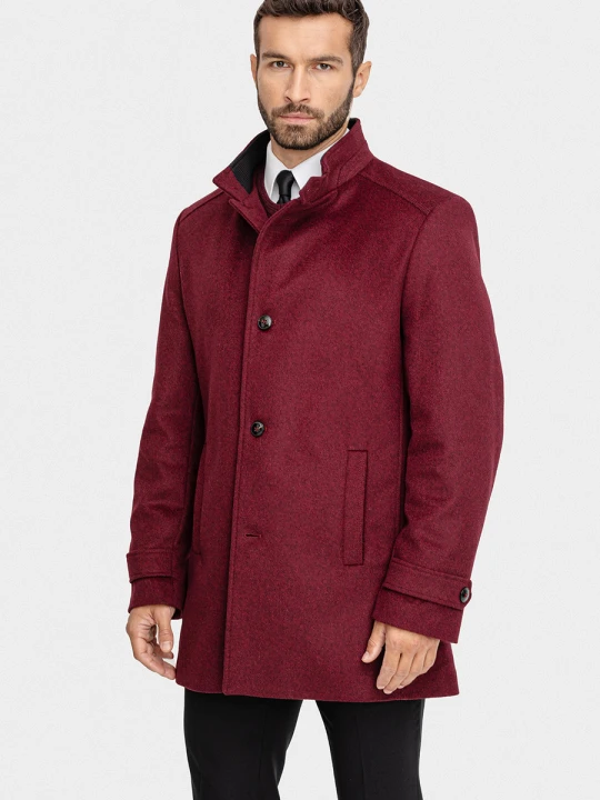 Zdjęcie produktu Płaszcz PETER 00255D55GSA Giacomo Conti bordowy