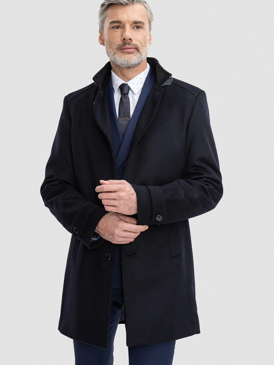 Zdjęcie produktu Płaszcz PETER 00257D75GSA Giacomo Conti granatowy