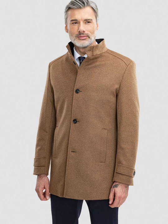 Zdjęcie produktu Płaszcz PIERPAOLO 00239A80GSA Giacomo Conti brazowy