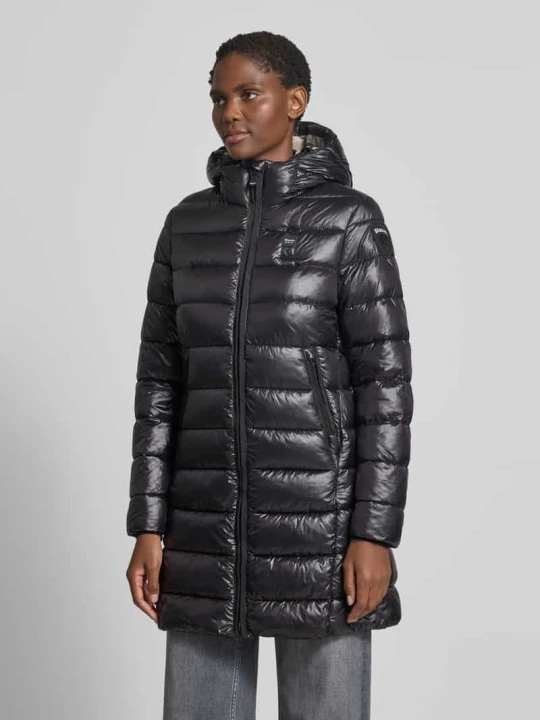 Zdjęcie produktu Płaszcz pikowany z ociepleniem Sorona® mode ‘Adelaide’ Blauer Usa Czarny