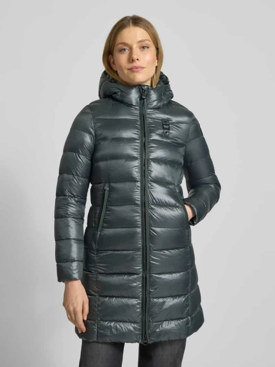 Zdjęcie produktu Płaszcz pikowany z ociepleniem Sorona® mode ‘Adelaide’ Blauer Usa Ciemnoszary