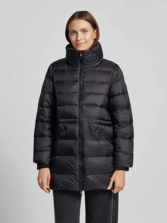Zdjęcie produktu Płaszcz pikowany o kroju regular fit z dwustronnym zamkiem błyskawicznym Tommy Hilfiger Czarny