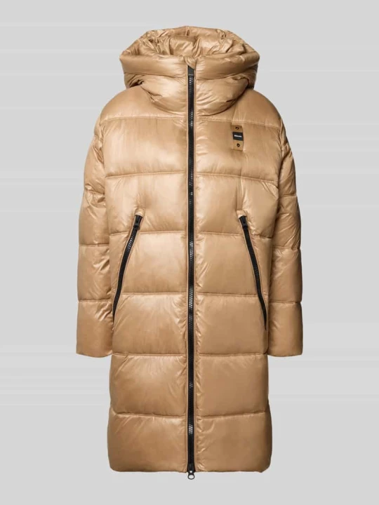 Zdjęcie produktu płaszcz pikowany o kroju regular fit z zamkiem błyskawicznym dwustronnym model 'ARMORY' Blauer Usa Camel