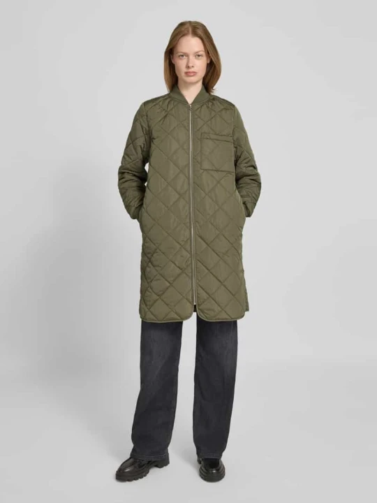 Zdjęcie produktu Płaszcz pikowany o kroju regular fit ze stójką Jake*s Khaki